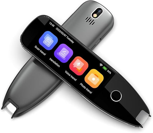 Translation Pen - Dyslexia Reading Tools for Kids, Text to Speech Scanning Pen, Support 130+ Languages Translator Pen for Language Leaners, Travel Business Offline Voice & Photo Translation