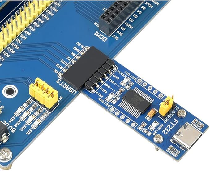 FT232 USB to UART (TTL) Communication Module, USB-C Connector, Compatible 3.3V/5V Logic Level, Supports Mac OS, Linux, Android, Wince, Windows 7/8/8.1/10/11...