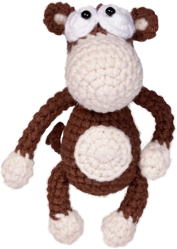 Wizardi Amigurumi DIY Crochet Kit - Monkey F07N8-M56