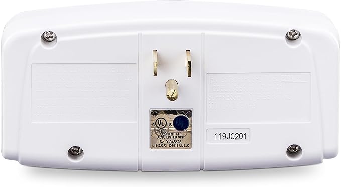 CyberPower CSB300W Essential Surge Protector, 900J/125V, 3 Outlets, Wall Tap