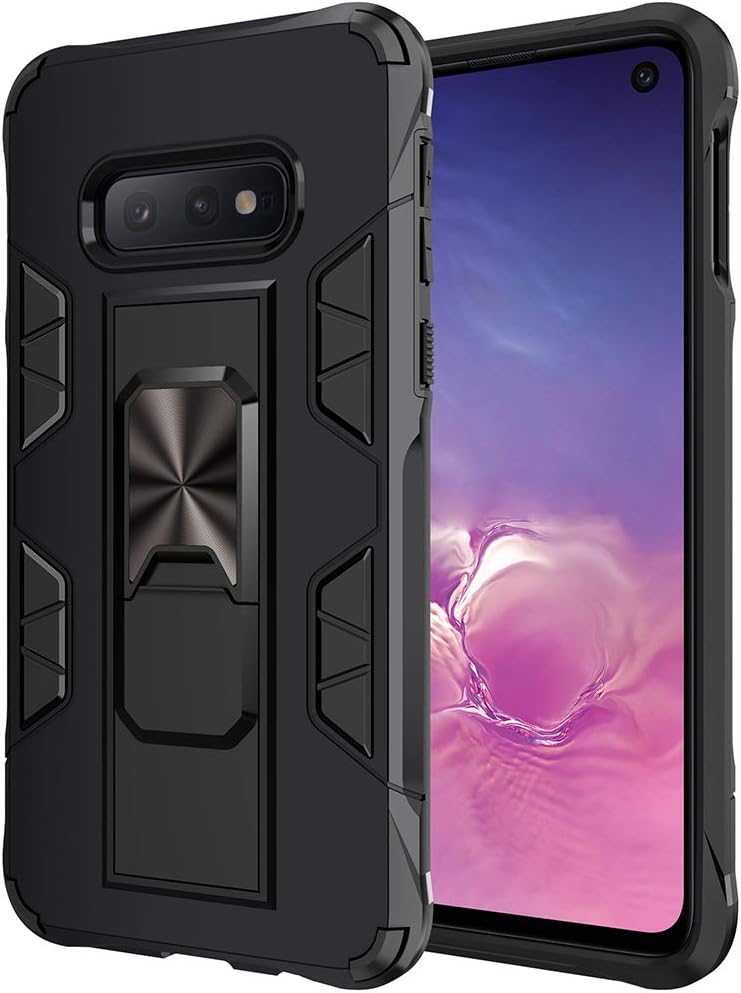 Military Grade Case for Samsung Galaxy Note 8, Built-in Kickstand, Heavy Duty Shockproof Protective Cover (Black)