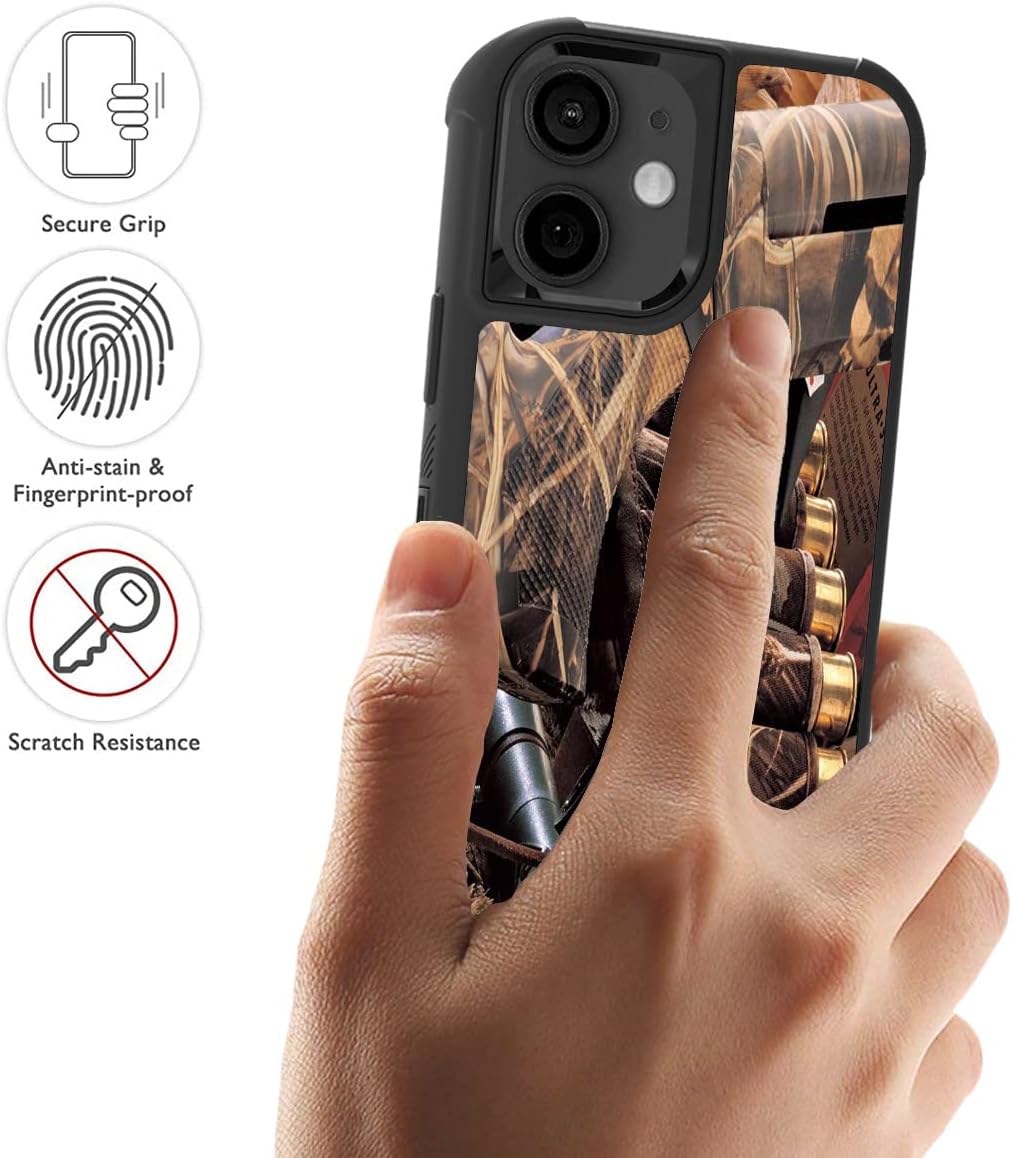 iPhone 11 Case, Duck Hunting Camouflage Heavy Duty 3 in 1 Hybrid Shockproof Protective Cover