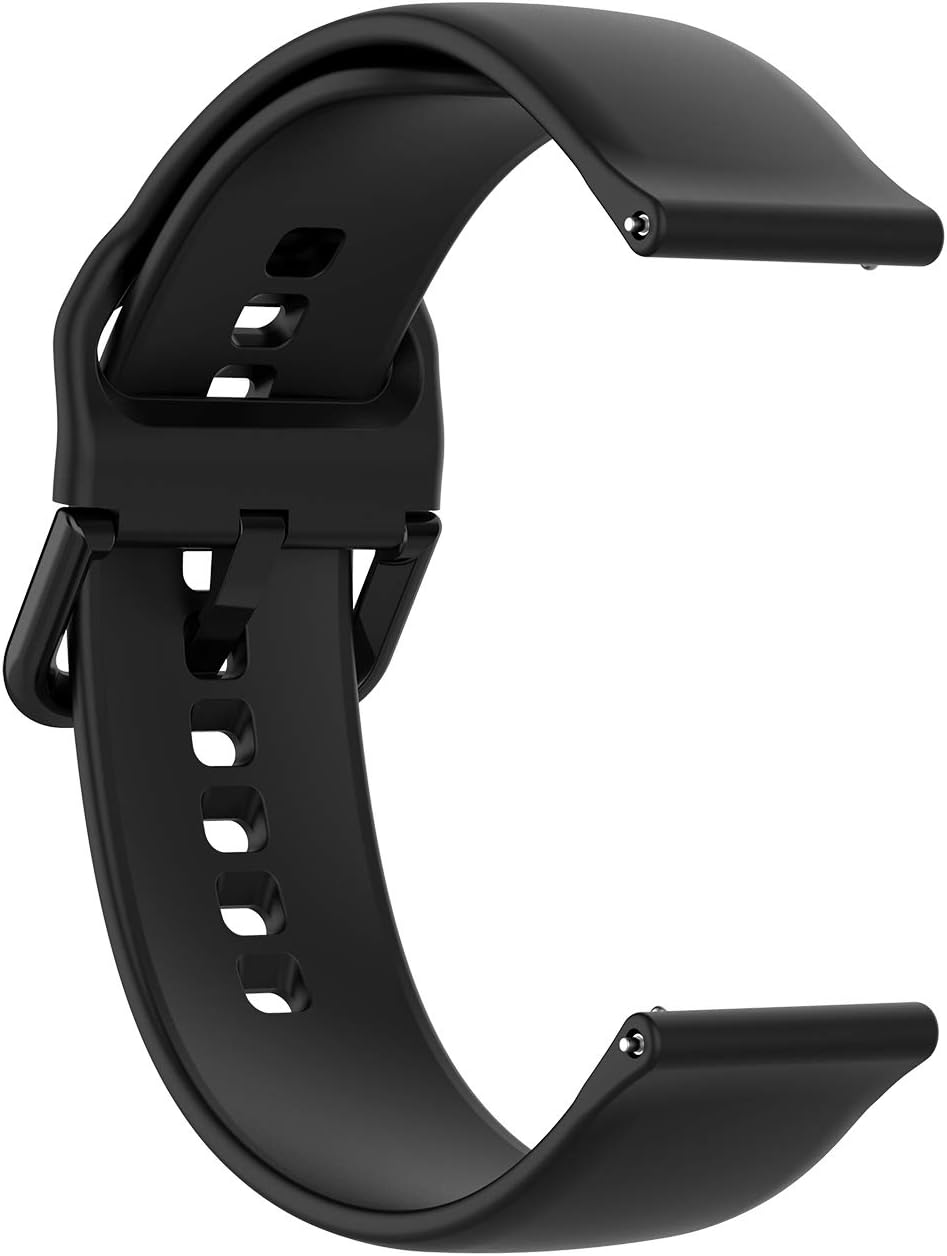 E ECSEM 6Pack Silicone Wrist Strap Replacement Bands for MOLOCY P32 Q23 Smart Watch for Women Men