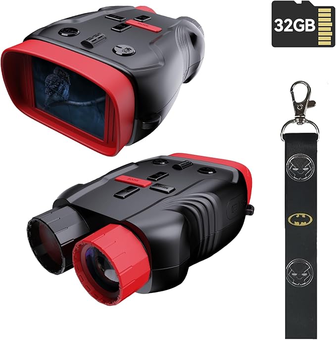 Night Vision Goggles for Kids Gifts with 32GB Card,Birthday Ideas Present 5X Zoom Kids Camera Night Vision Binoculars