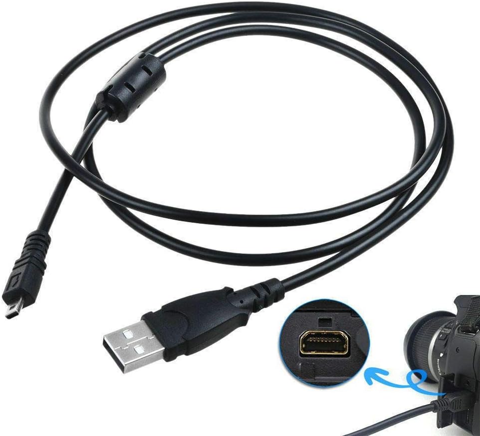 2.0 D5100 D5000 USB PC Data Sync Cable Cord Lead for Nikon Coolpix DSLR Camera