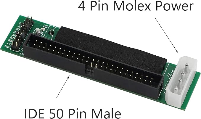 CERRXIAN SCSI SCA 80 Pin Female to IDE 50 Pin Male Adapter Converter for Hard Disk, Computer