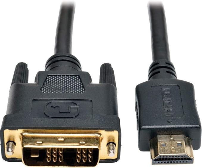 TRIPP LITE HDMI to DVI Cable, Digital Monitor Adapter Cable (HDMI to DVI-D M/M) 10-ft.(P566-010), Black