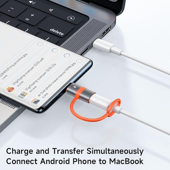 mcdodo USB-C to Micro USB Adapter with Lanyard-2Pack, Type C Female to Micro USB Male Convert Connector Support Charge & Data Transfer Fit Galaxy S7/S7 Edge,Nexus 5/6 and Micro USB Devices