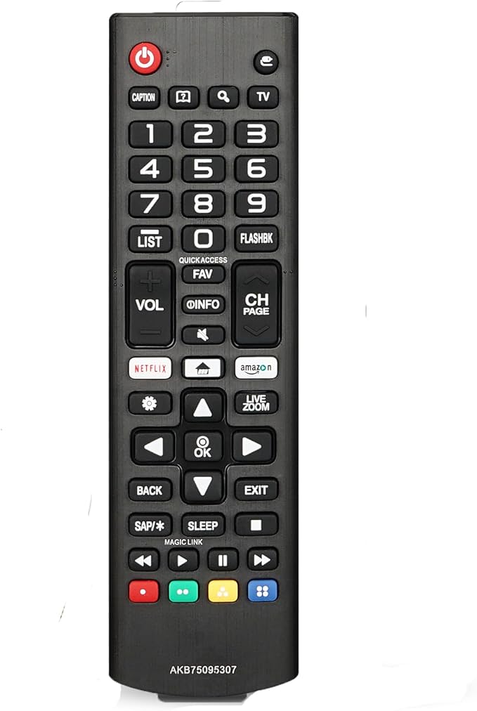 AKB75095307 AKB75375604 Universal Remote Control for LG 55LJ5500 32LJ550B 43UJ6300 43LG5500 55UJ6050 Replacement Remote for LG Smart Tv LCD 3D HDTV