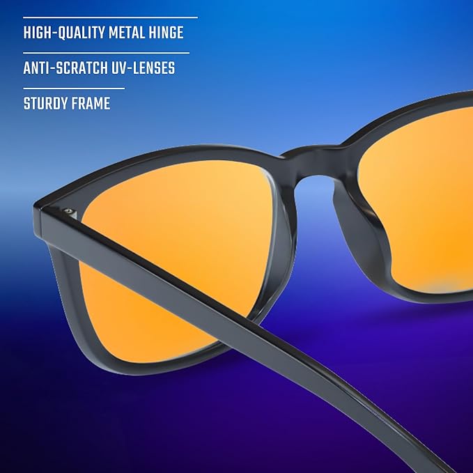 livho High Tech Blue Light Glasses - Advanced Blue Light Blocking Computer Glasses - Screen Fatigue & UV Protection