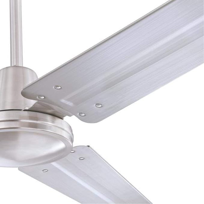 Westinghouse 7238100 Jax, Modern Industrial Style Ceiling Fan with Remote Control, 56 Inch, Brushed Nickel Finish