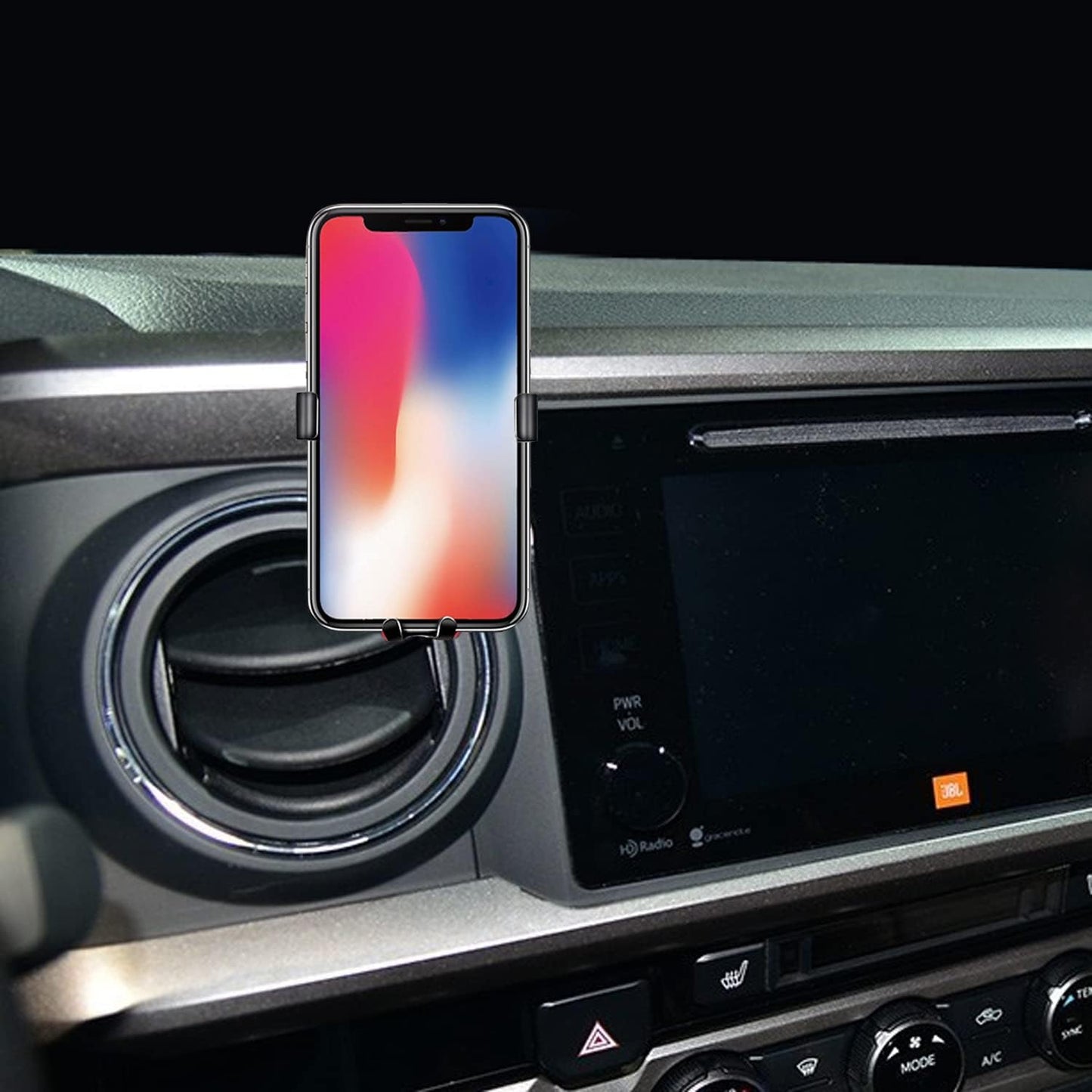 ITrims Car Phone Holder for Toyota Tacoma 2016-2022, Adjustable Dashboard Mount for Most Smartphones