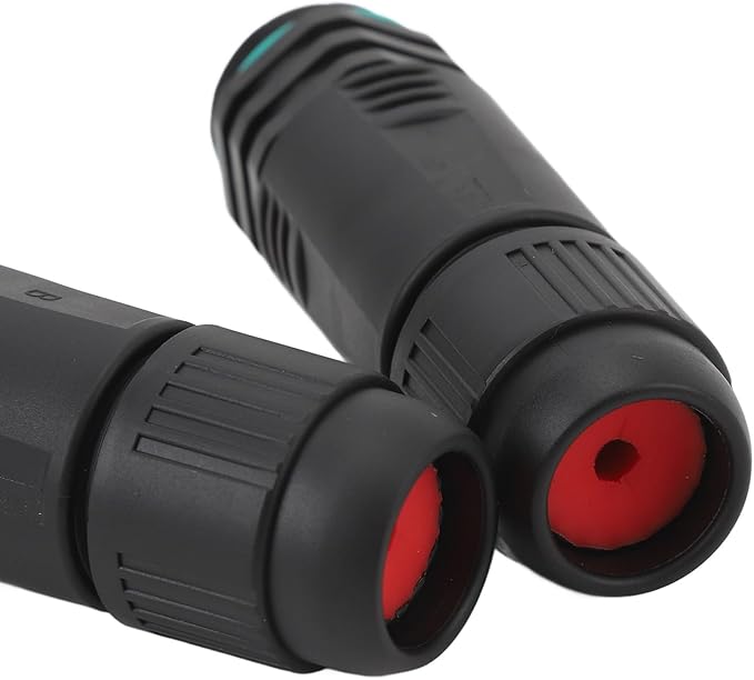 Network Cable Extension Adapter for Industrial Outdoor IP68 Network Docking Connector, RJ45 Female to Female with Kit CAT6.