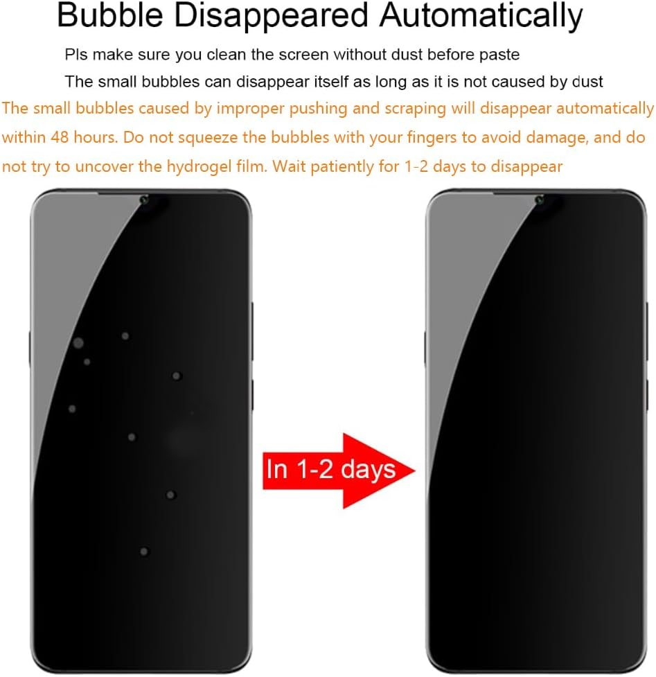 Hydrogel Film Screen Protector, Compatible with Samsung Galaxy S24+ / Galaxy S24 Plus, Flexible TPU Protective Film,