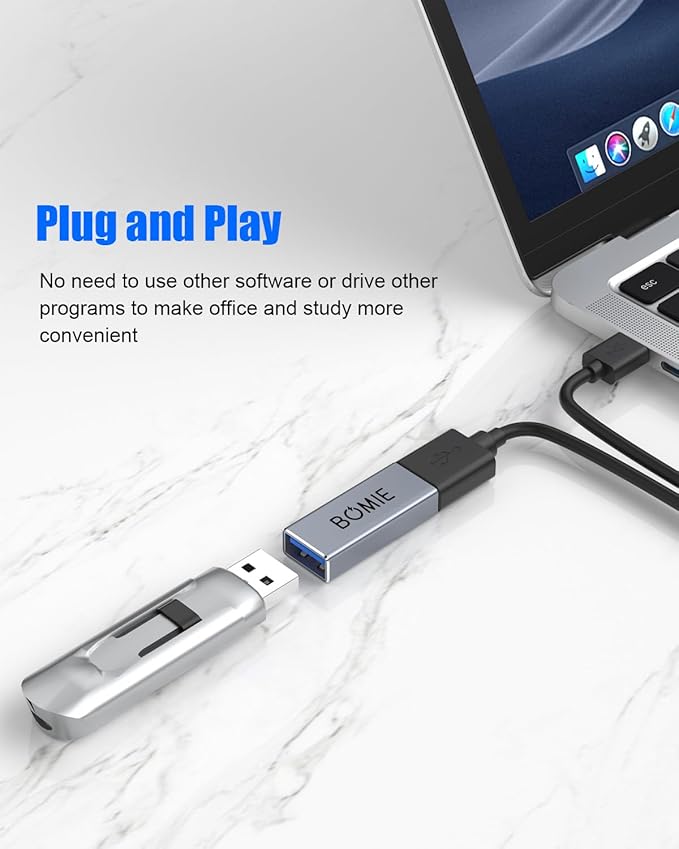 USB Female to Female Adapter 2 Pack,USB 3.0 Type A Female to Female Extension Adapter Connector,5Gbps Data Transfer and Charging for Connecting Extension Two USB-A Male Ends Cable Aluminum Shell Gray