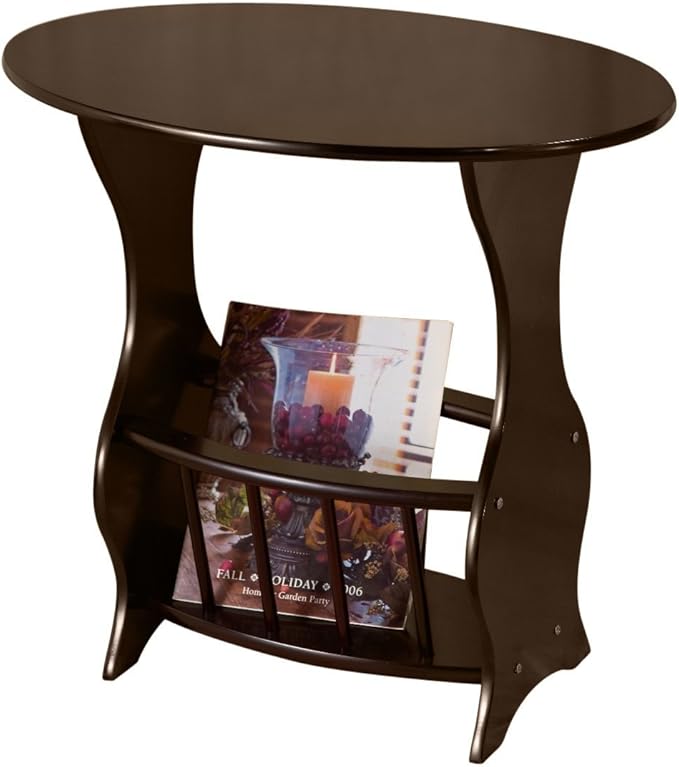 Frenchi Furniture Magazine Table, Dark Cherry