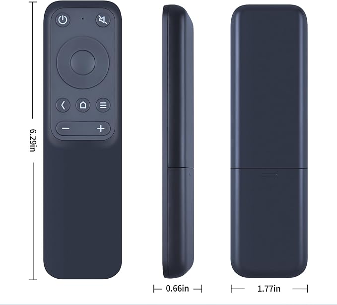 VA-LT003 WDZP New Remote Control Replacement for VAVA 4K VA-LT002 UST Laser Projector (Black)