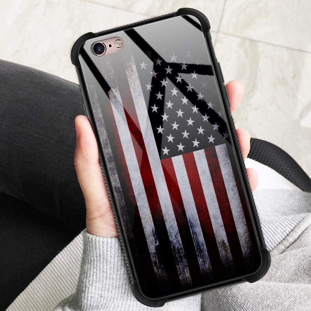 Military-Grade Protection Case for iPhone 6/6S, Anti-Scratch Shockproof Corners, Old Flag
