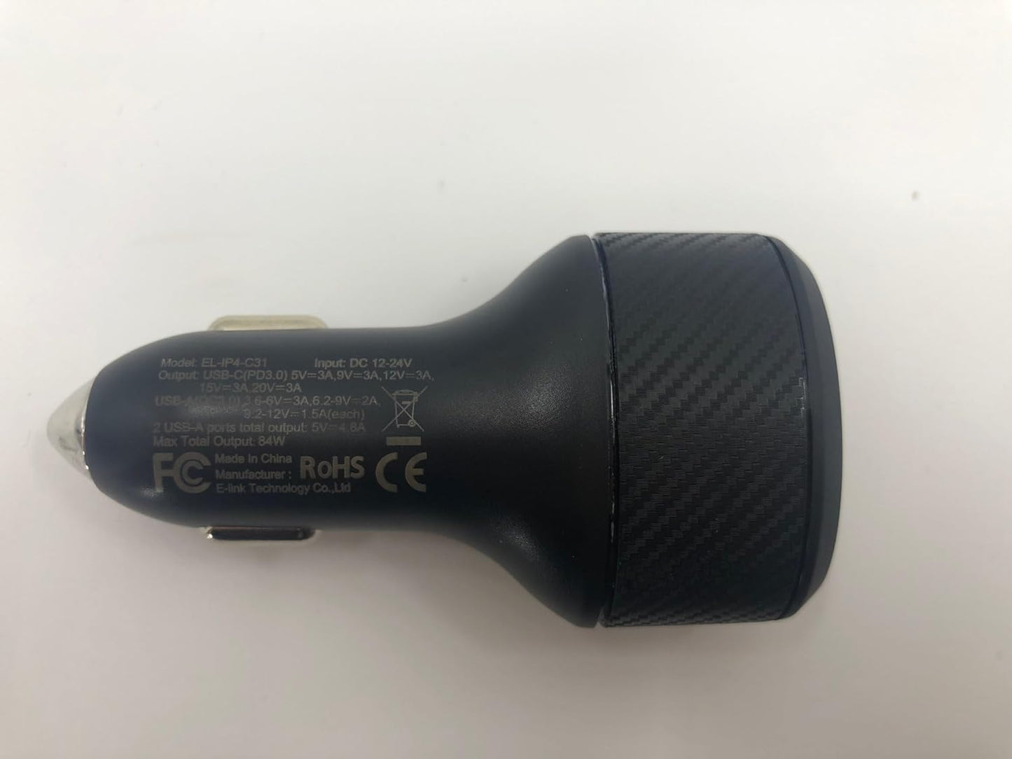 LinkOn 84W USB C Car Charger with 60W PD3.0 and 18W QC3.0 Ports, Compatible with MacBook, Dell XPS, Google Chromebook,
