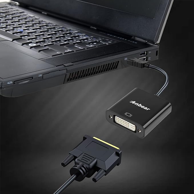 DisplayPort to DVI Adapter 10PACK, Display Port to DVI-D Adapter (Male to Female) Compatible with Computer,Desktop,Laptop,PC