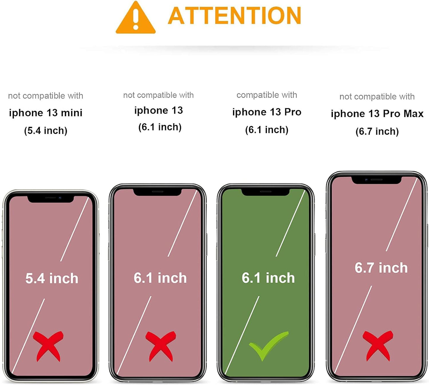 KIHUWEY Compatible with iPhone 13 Pro Case White - Wallet with Credit Card Holder, Premium Leather Magnetic Clasp