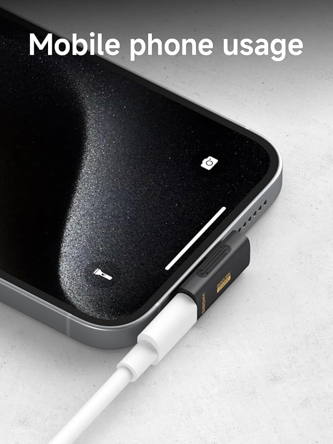 Hagibis 240W 80Gbps 8K@60Hz USB C Adapter, USB-C Male to Female Adapter, USB4 Connecter for Thunderbolt 5/4/3, Laptop, Switch, Dock, Mac, Tablet, iPhone 16 15 Pro Max (TGM15)