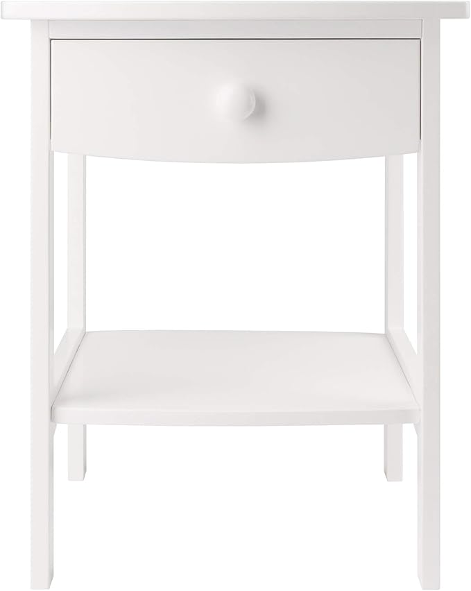 Winsome Wood Claire Accent Table, White