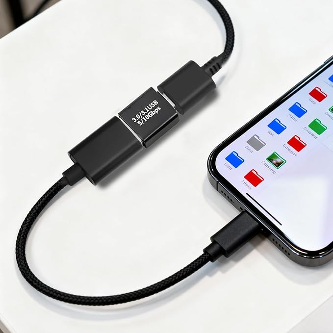 8 Packs USB 3.0/3.1 Male to USB-C Male Adapter, Suitable for Laptop Phone Connected U Disk Keyboard, Fast Data Transfer