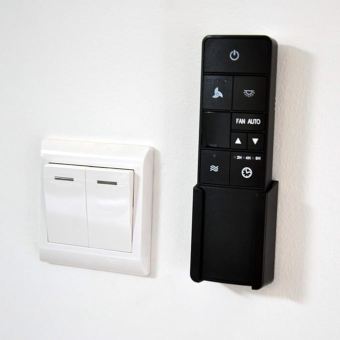 CENMING Ceiling Fan Remote Control Wall Mount Holder for Hampton Bay Home Decorators Collection Thermostatic Remote Model HD3 2AAZPHD3 KUJCE10320 TR222A 68108 98108 UC7225T (2 Pack)