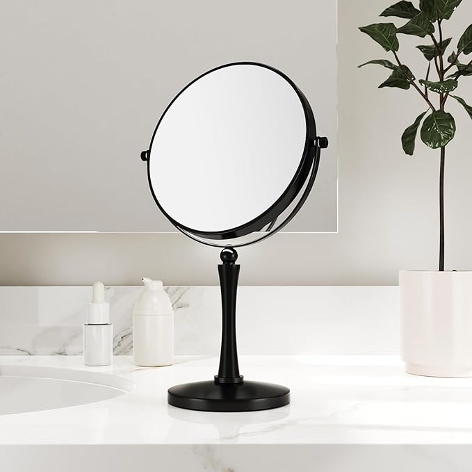 Nicesail 8' Desk Vanity Mirror, Double-Sided with 1X/7X Magnification, Makeup Mirror for Home, Hotel, Desktop