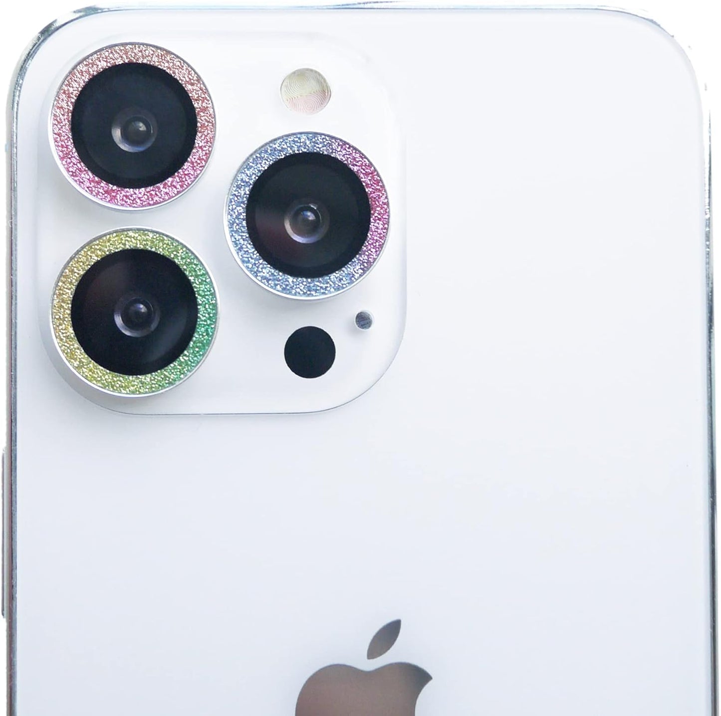 Lens Case for iPhone 13 Pro Max 6.7"/iPhone 13 Pro 6.1", [3 Pack] DMaos Diamond Glitter Ring Cover Circle Anti-Scratch