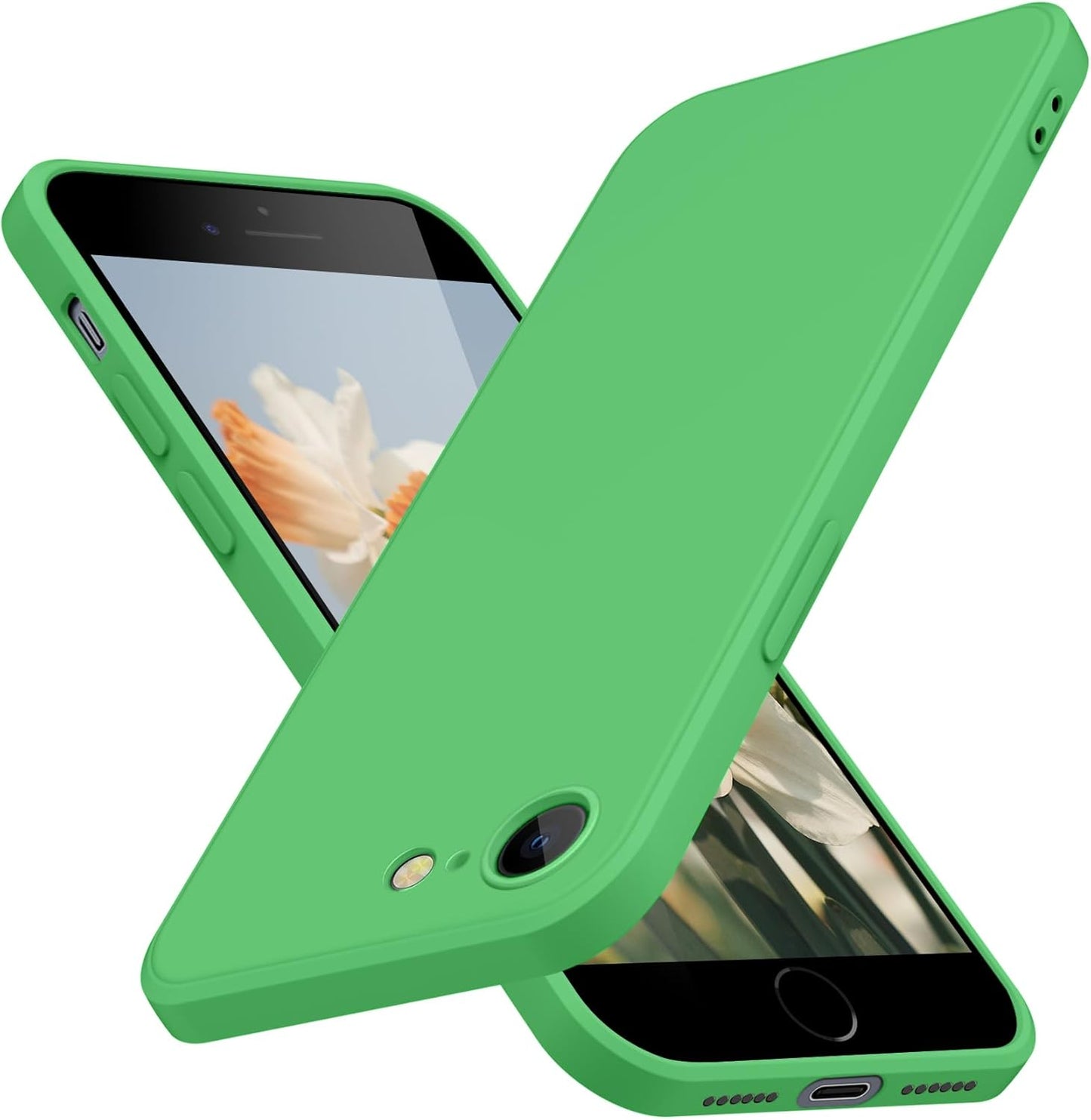 for iPhone SE Case 3rd and 2nd gen, iPhone 8/iPhone 7 Liquid Silicone, Full Body Protective, Soft Shockproof Anti