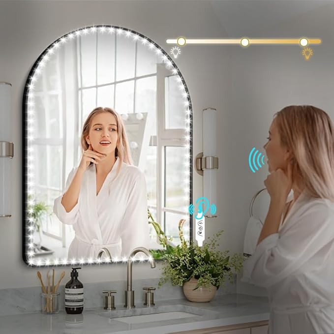 13ft/4M Voice Led Vanity Mirror Lights Kit - Bendable (Voice Control)