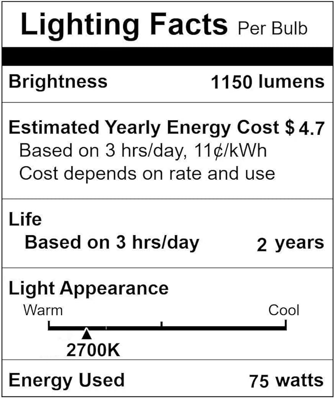 VINACO E11 Bulb, JDE11 120V 75W Halogen Light Bulbs, T4 Mini Candelabra Base, High Output 1150lm, Warm White 2700K, Dimmable, 4-Pack for Ceiling Fan Light Bulbs