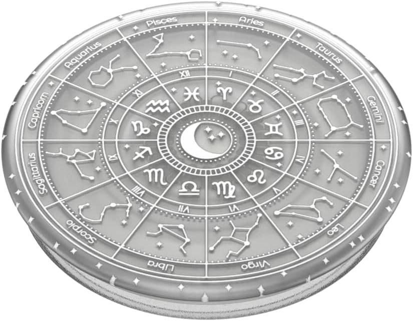 PopSockets Plant-Based Phone Grip with Expanding Kickstand, Eco-Friendly Star Signs Design