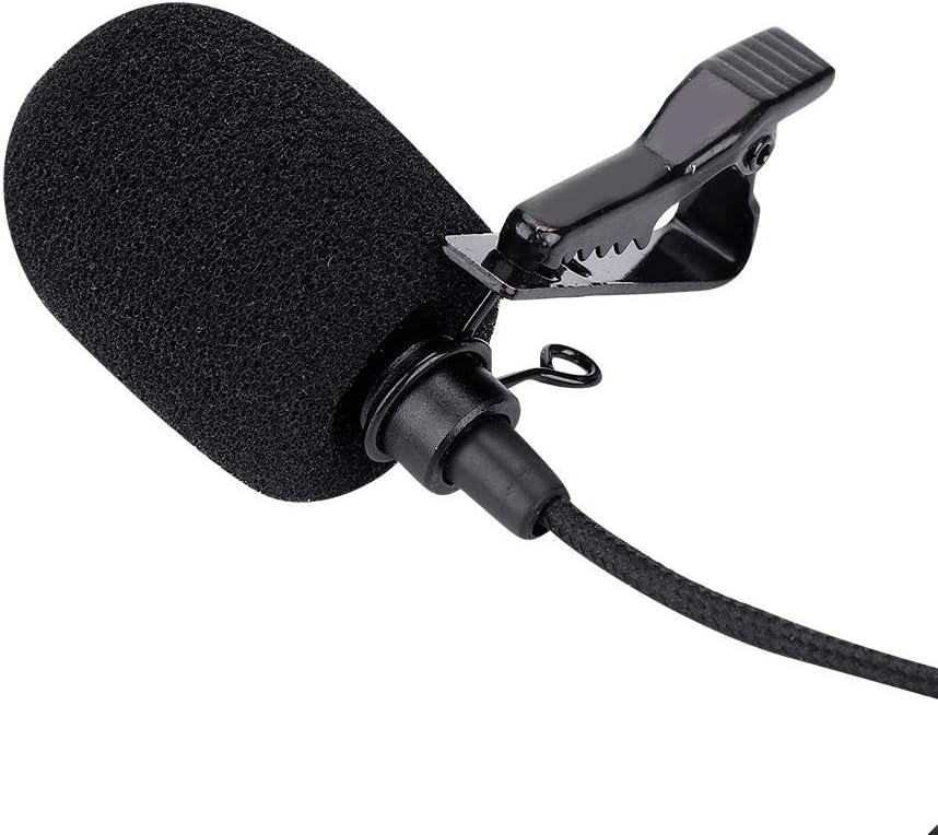 Yoidesu 1.5m Action Camera External Microphone, Plug and Play Portable Lavalier Lapel Microphone for SJCAM SJ6 SJ7 SJ360