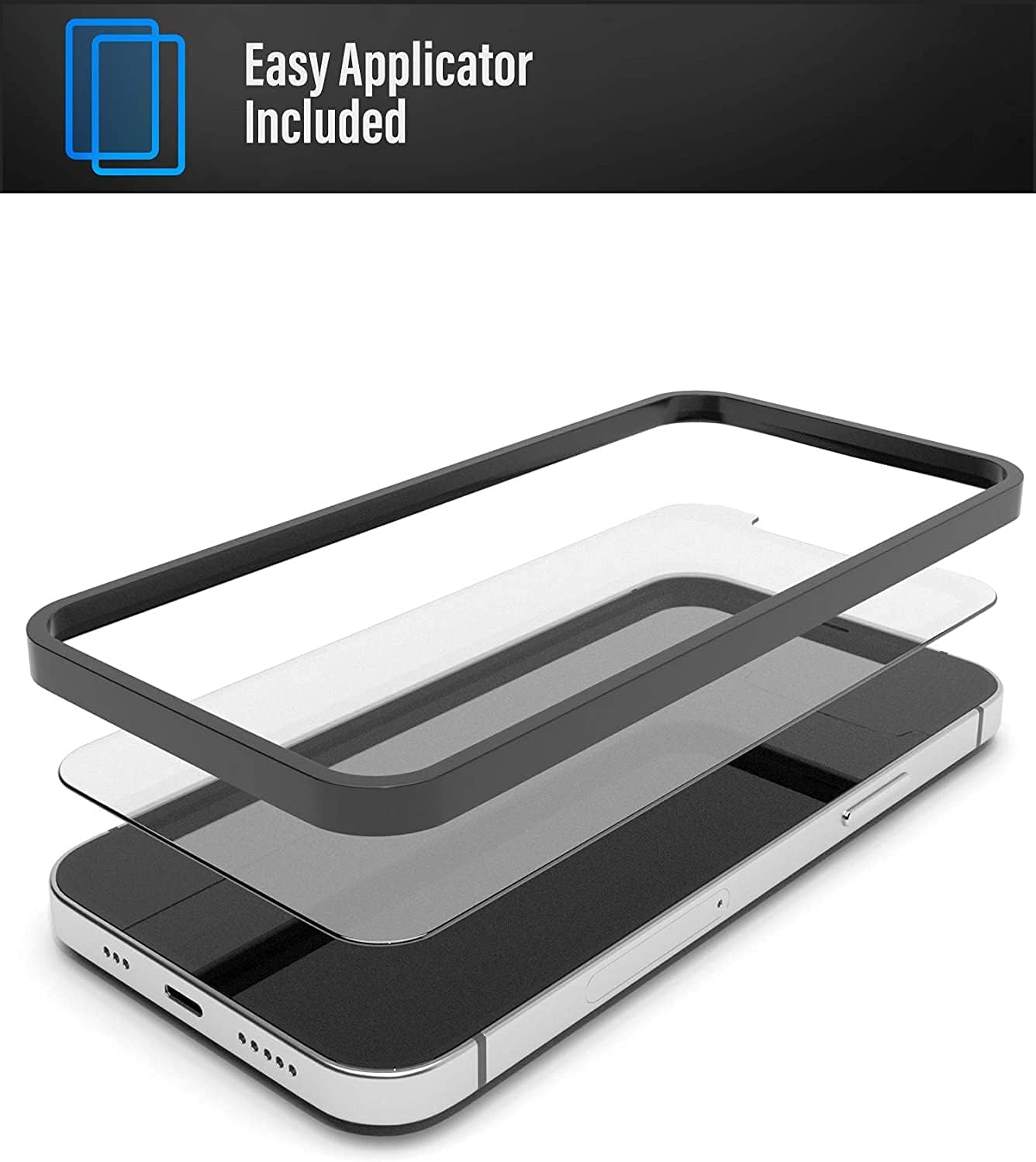 magglass Matte Screen Protector for iPhone 13 Mini, Anti Glare Tempered Glass, Fingerprint/Smudge Resistant Finish