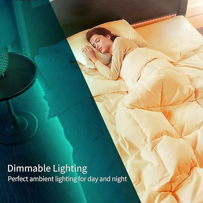 GUPUP LED Strip Lights 30 ft, LED Lights for Bedroom RGB Color Changing Rope Lighting with Remote 5050 12V Tape Lighting DIY Colors for Room, Home Decoration