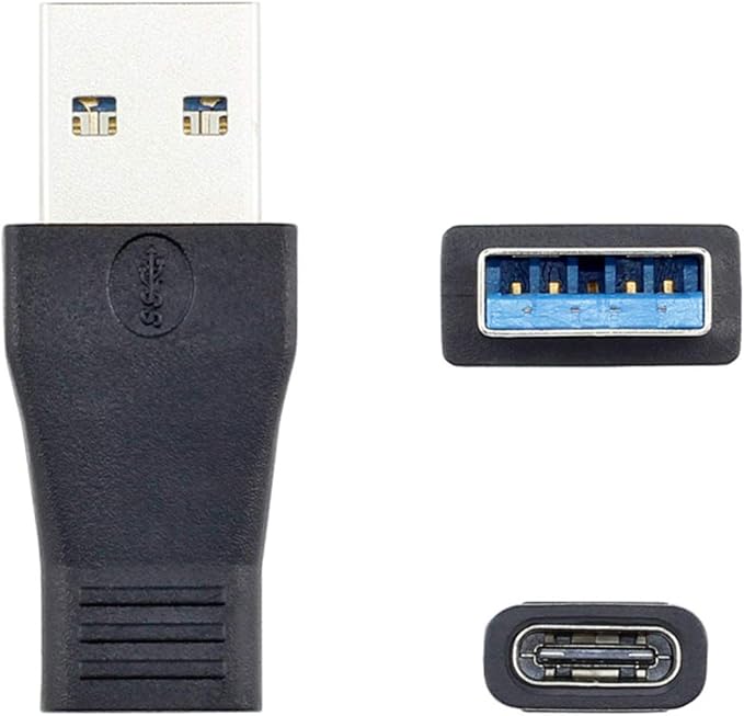 NFHK USB-C USB 3.1 Type C Female to USB 3.0 A Male Data Adapter for MacBook Tablet Mobile Phone