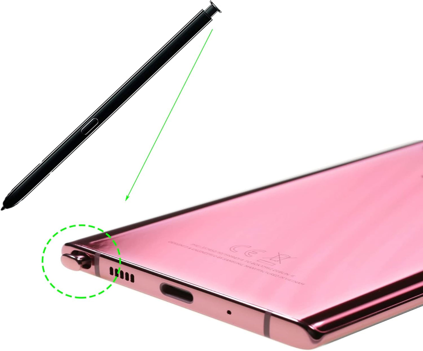 Galaxy Note 10 Stylus Pen Replacement for Samsung Galaxy Note 10 Note 10 Plus Note 10+ 5G (black)