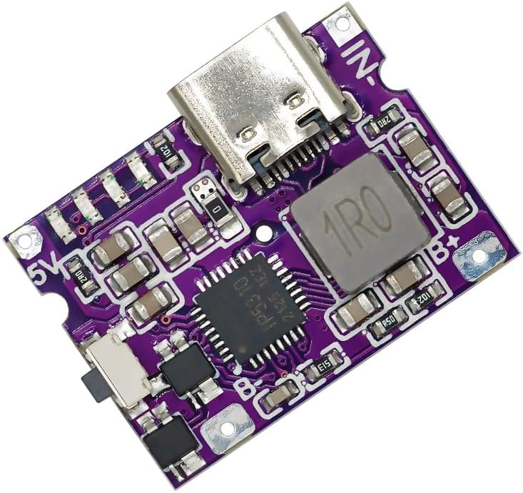 HiLetgo 2pcs 5V 3A Charging Module, USB A and USB C/Type-C Dual Interfaces for Mobile Power Bank