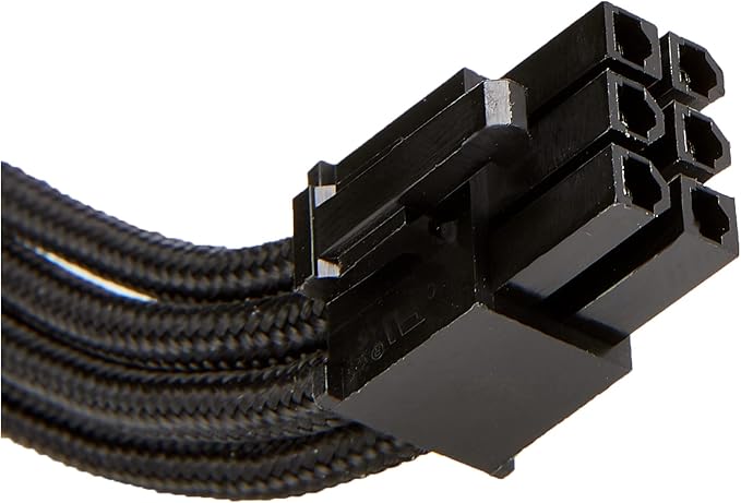 Silverstone Tek Sleeved Extension Power Supply Cable with 1 x 6-Pin to PCI-E 6-Pin Connector (PP07-IDE6B)