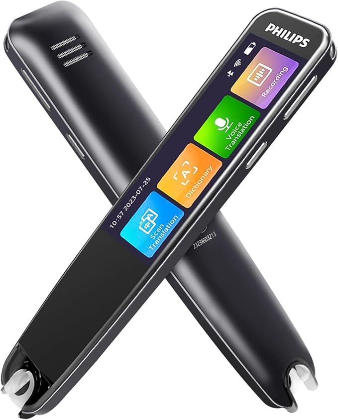 Translation Pen, OCR Digital Translator Pen, 112 Language Learner Portable Wireless Scan Reader Pen,Reading Pen for Dyslexia Study Business and Travel
