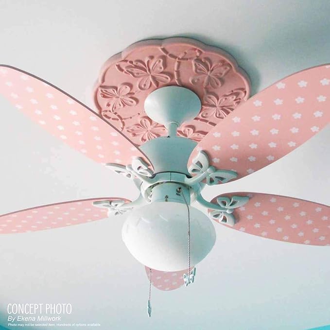Ekena Millwork CM12BRAGF 12 1/2"OD x 3 7/8"ID x 3/4"P Bradford Ceiling Medallion, Athenian Green