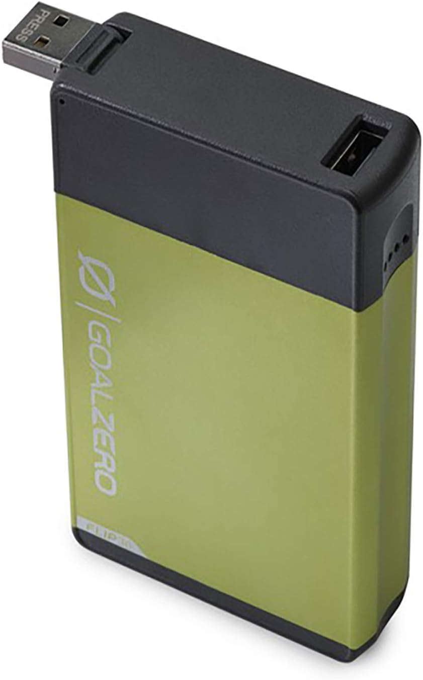 Goal Zero Flip 36 Portable Phone Charger, 10,050mAh/36Wh External Power Bank - Green
