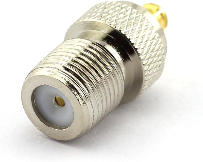 DGZZI 2-Pack F Female to MCX Male RF Coaxial Adapter F to MCX Coax Jack Connector