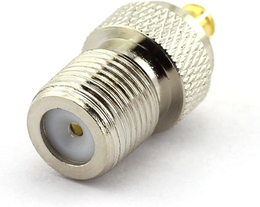 DGZZI 2-Pack F Female to MCX Male RF Coaxial Adapter F to MCX Coax Jack Connector