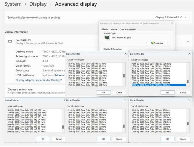 EVanlak 8K 4K120hz HDMI Virtual Display Adapter - Emulate Monitor Display Headless Connector for Superior Display Quality at EDID (8K 7680×4320@30Hz& 4K 120Hz)-1P