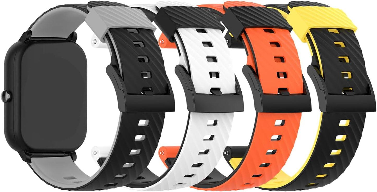 E ECSEM Soft Silicone Bands for iTouch Air 4, Waterproof Adjustable Sport Watch Strap Replacement