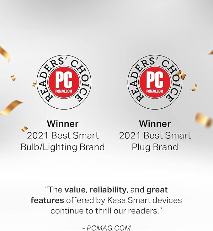 Kasa Smart Light Bulbs, Full Color Changing Dimmable Smart WiFi Bulbs Compatible with Alexa and Google Home, A19, 9W 800 Lumens,2.4Ghz only, No Hub Required, 4 Count (Pack of 1), Multicolor (KL125P4)